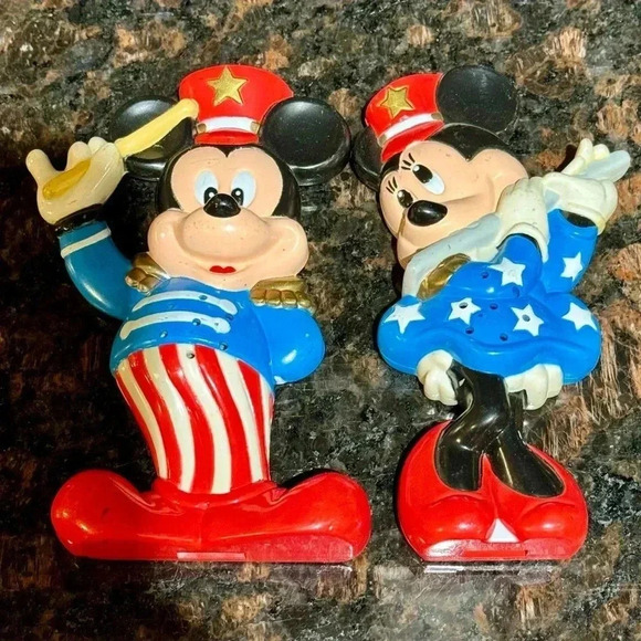 Disney Other - Vintage Mickey Mouse Whistle Kazoos Whistles Patriotic Musical Stand Up